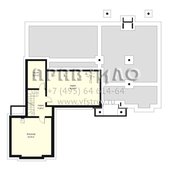 Проект одноэтажного частного дома с гаражом S8-302-1 (Парковая Резиденция 3)